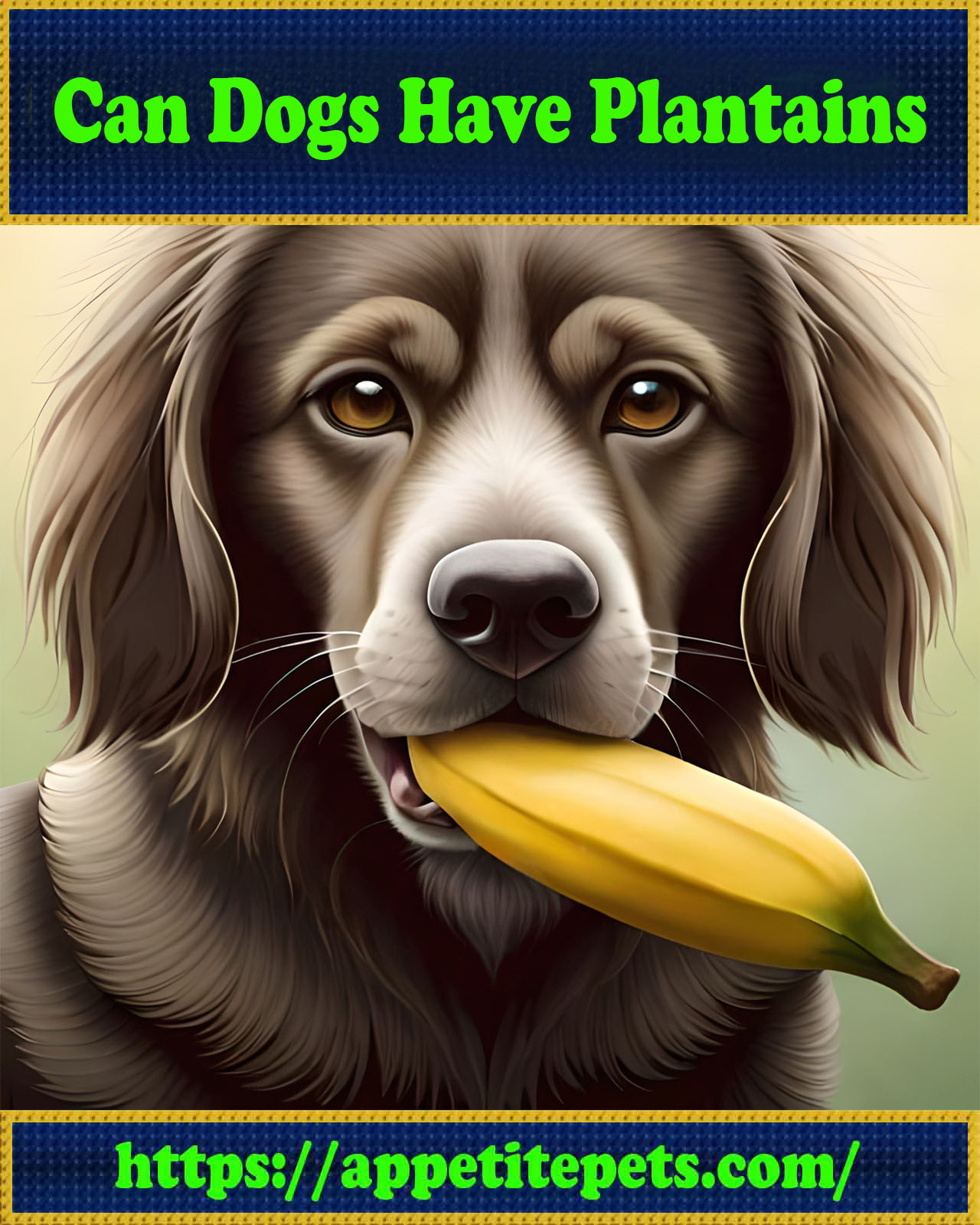 Can Dogs Have Plantains